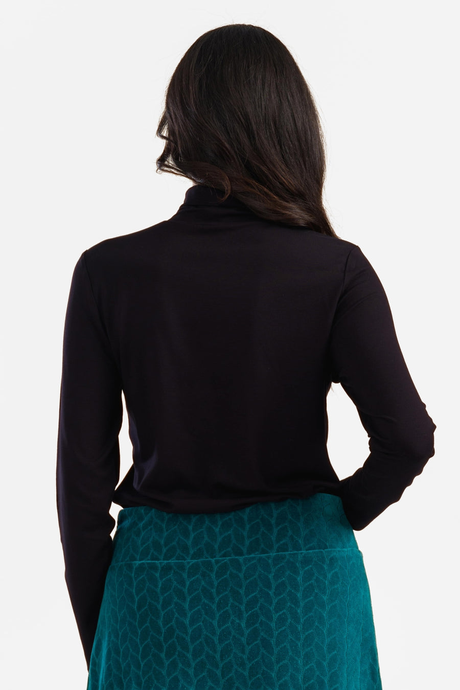 Rose Top | Ecovero Plain Black