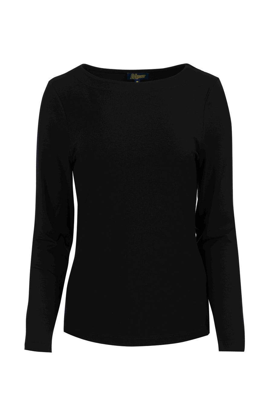Puck Top | Ecovero Plain Black