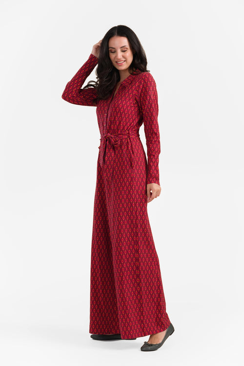 Bella Jumpsuit | Porto Red