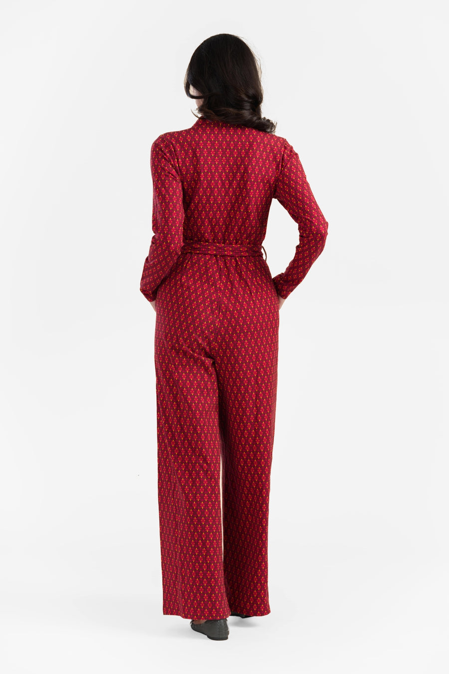 Bella Jumpsuit | Porto Red