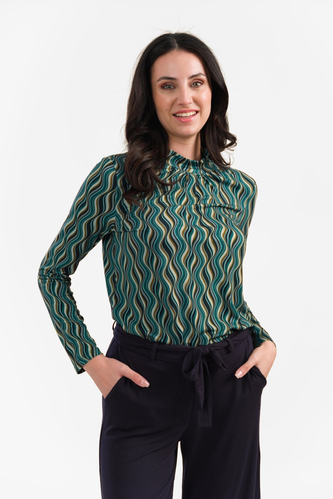 Lola Top | Glaze Green