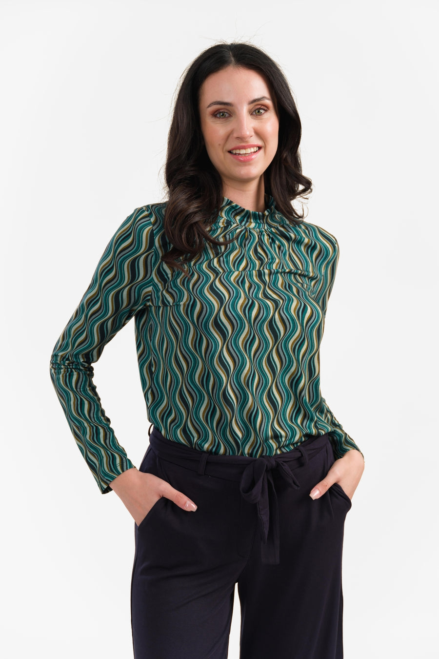 Lola Top | Glaze Green