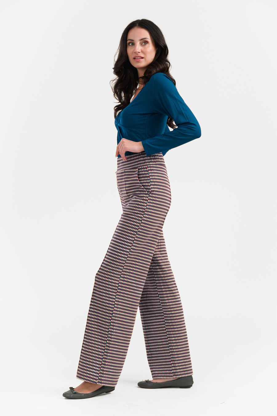 Hailey Trousers | Jacquard