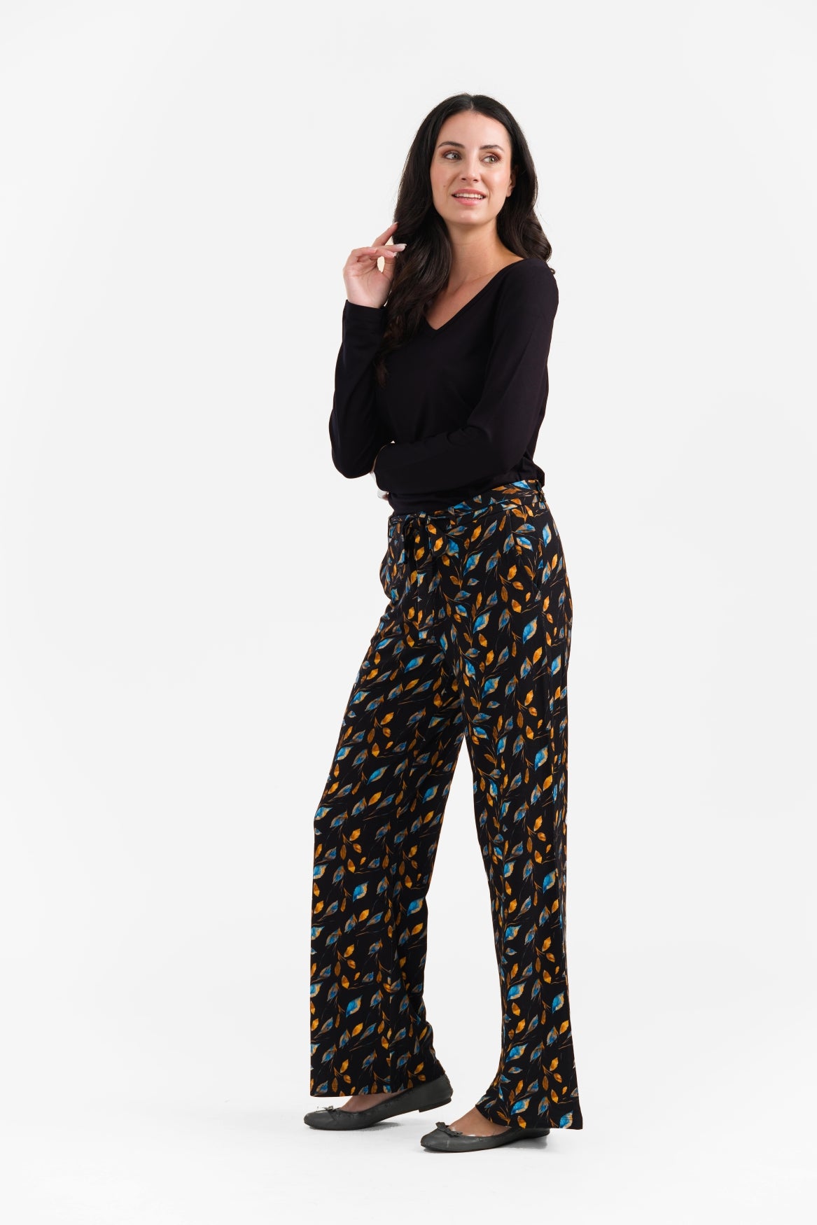 Sue Trousers | Autumn Leaves