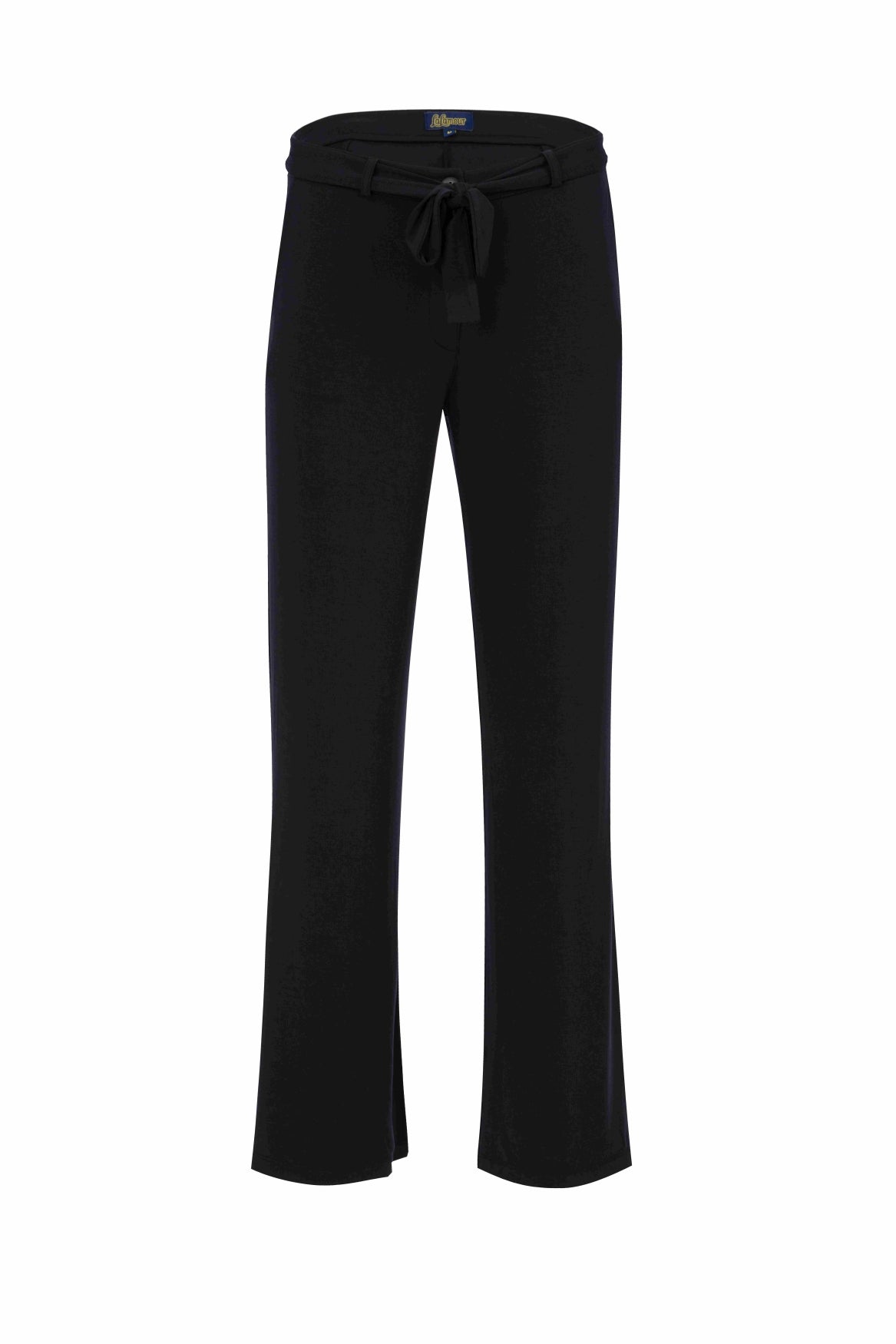 Sue Trousers | Micro Plain Black