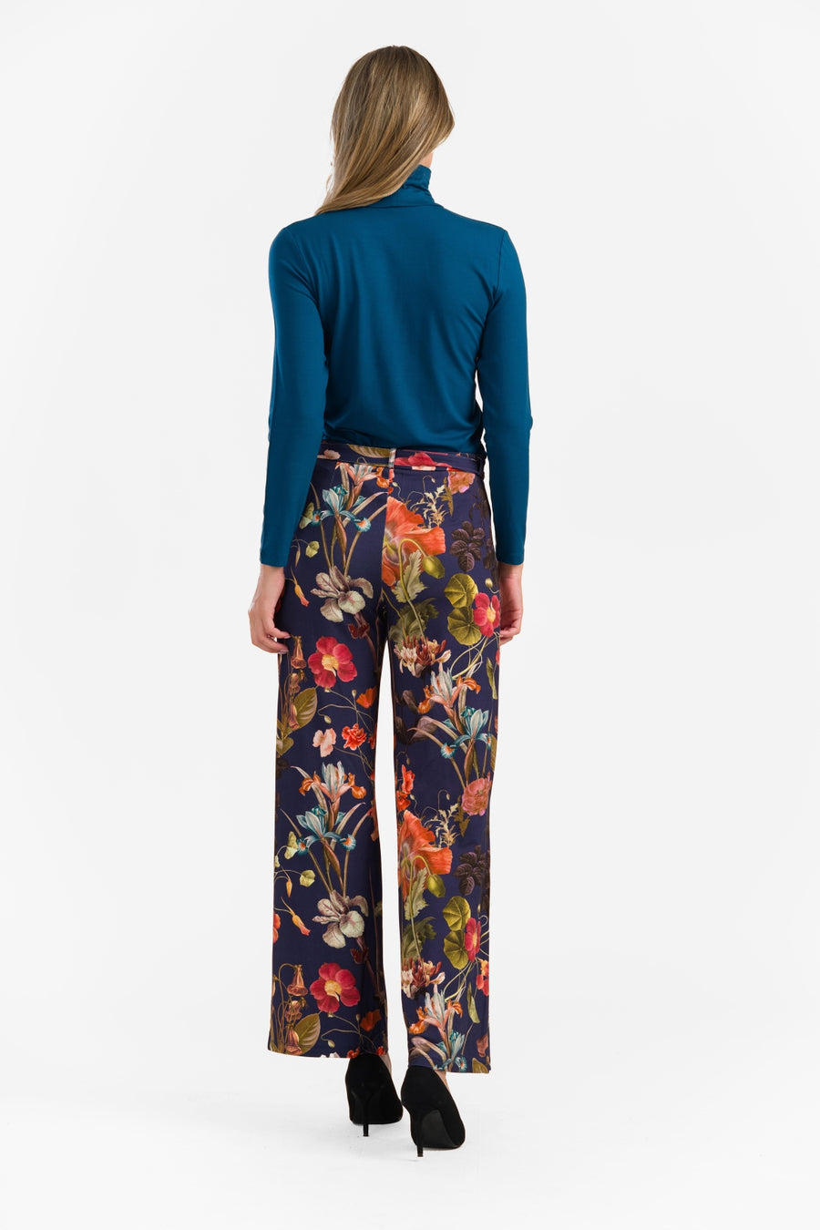 Sue Trousers | Autumn Garden Night
