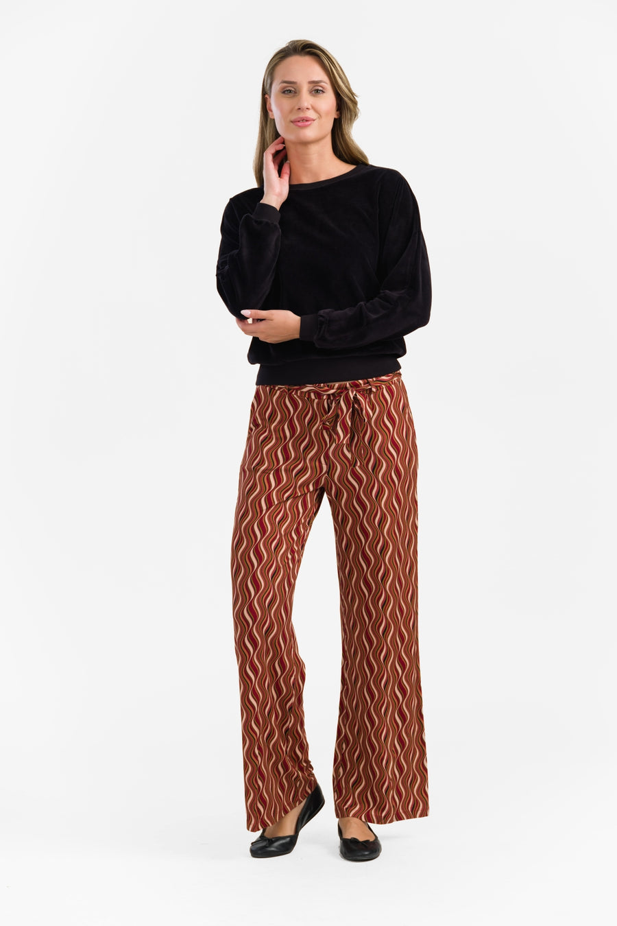 Sue Trousers | Glaze Red