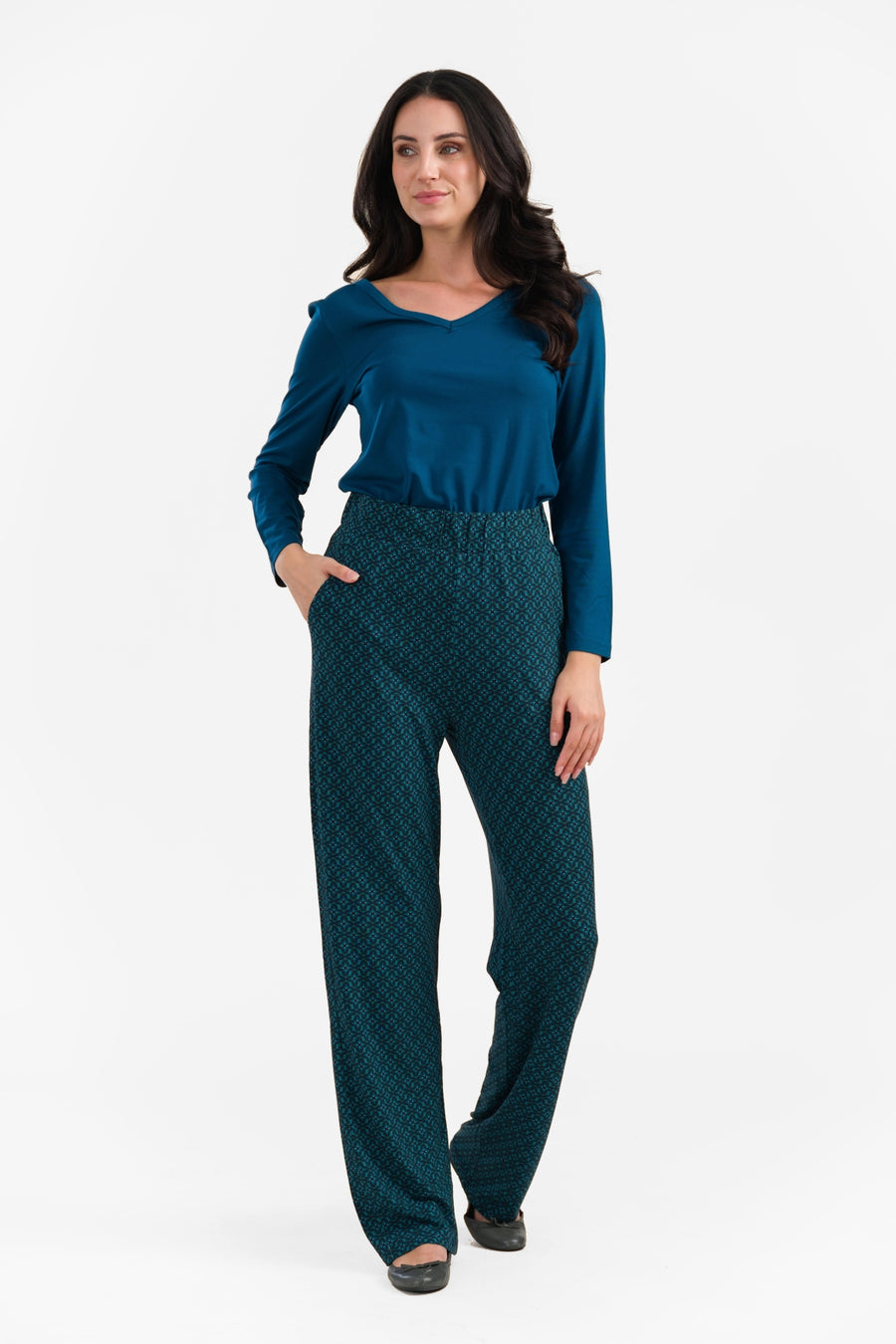 Carin Pants | Lisbon Blue