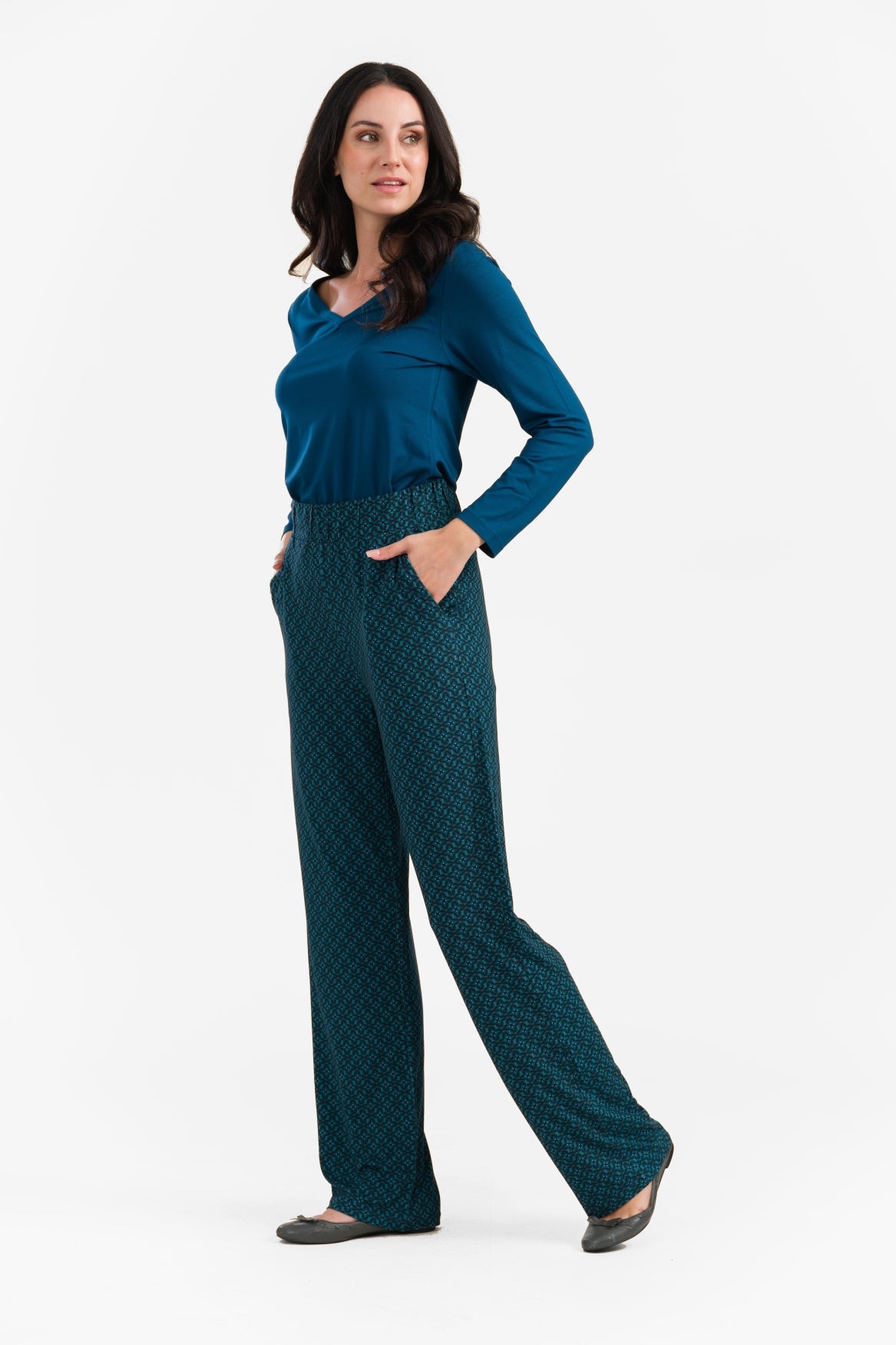 Carin Pants | Lisbon Blue