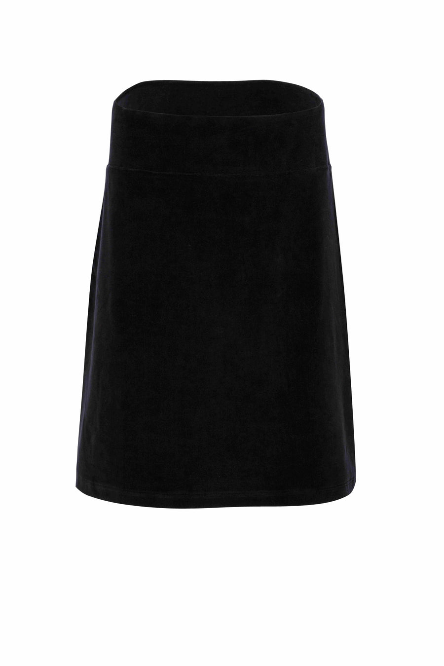 Esmee Skirt | Velour Plain Black