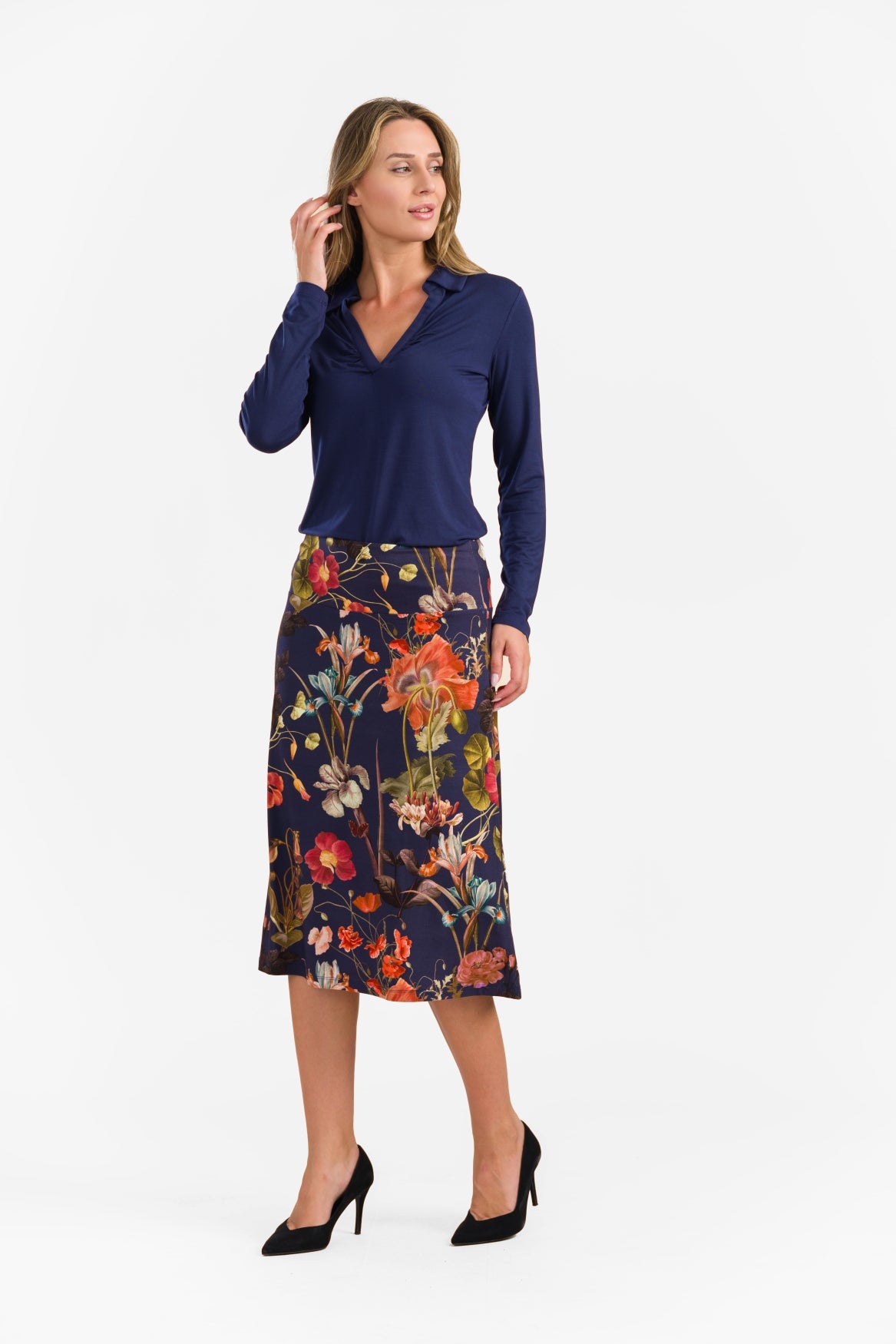 Claudia Skirt | Autumn Garden Night