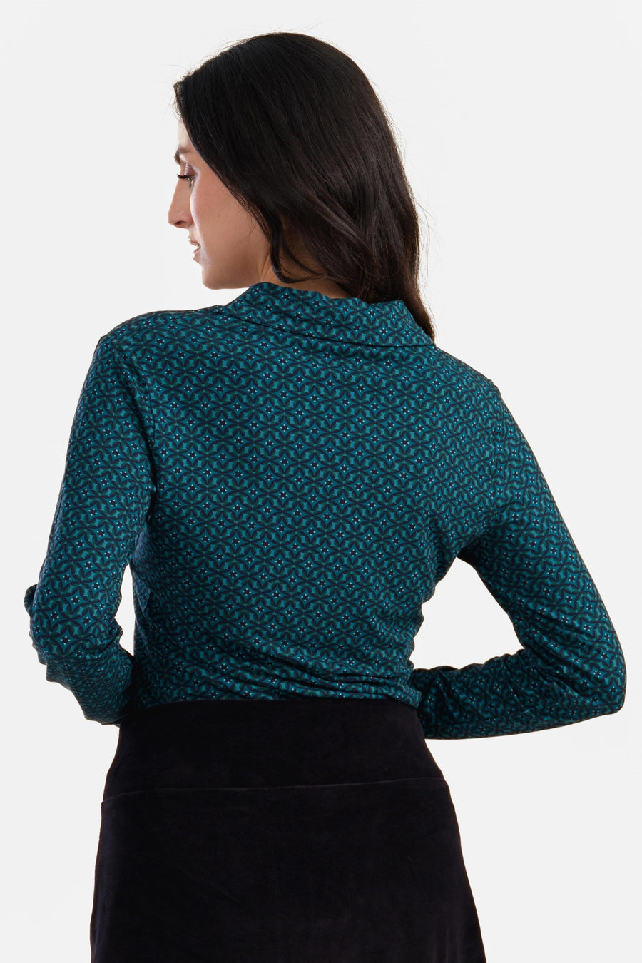 Suzy Top Long Sleeve | Lisbon Blue