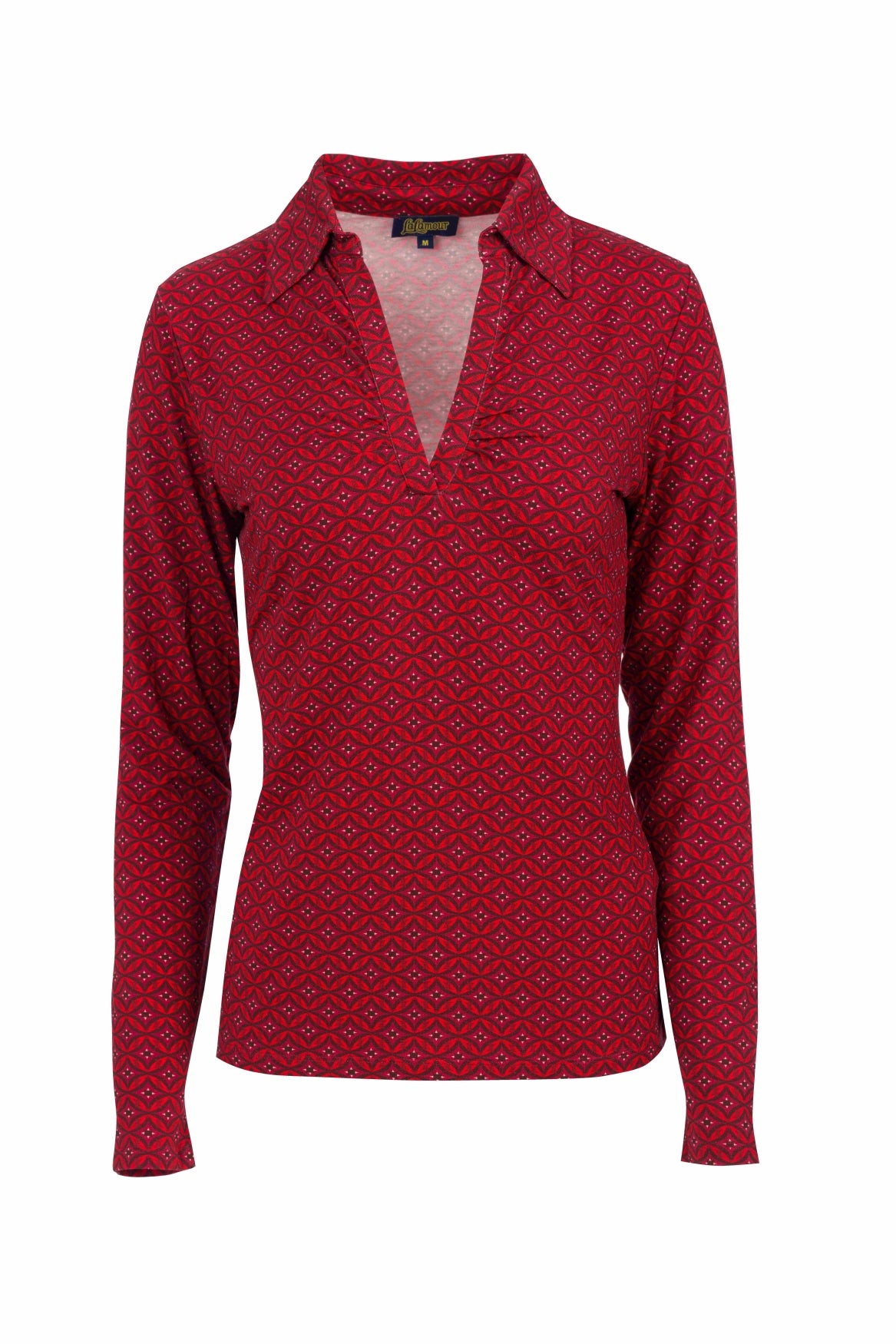 Suzy Top Long Sleeve | Lisbon Red