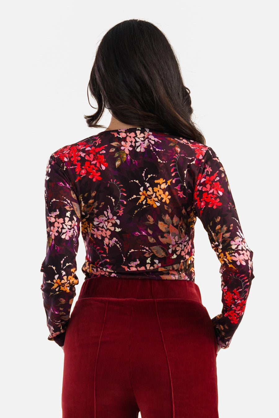 Monroe Top Long Sleeve | Autumn Flower