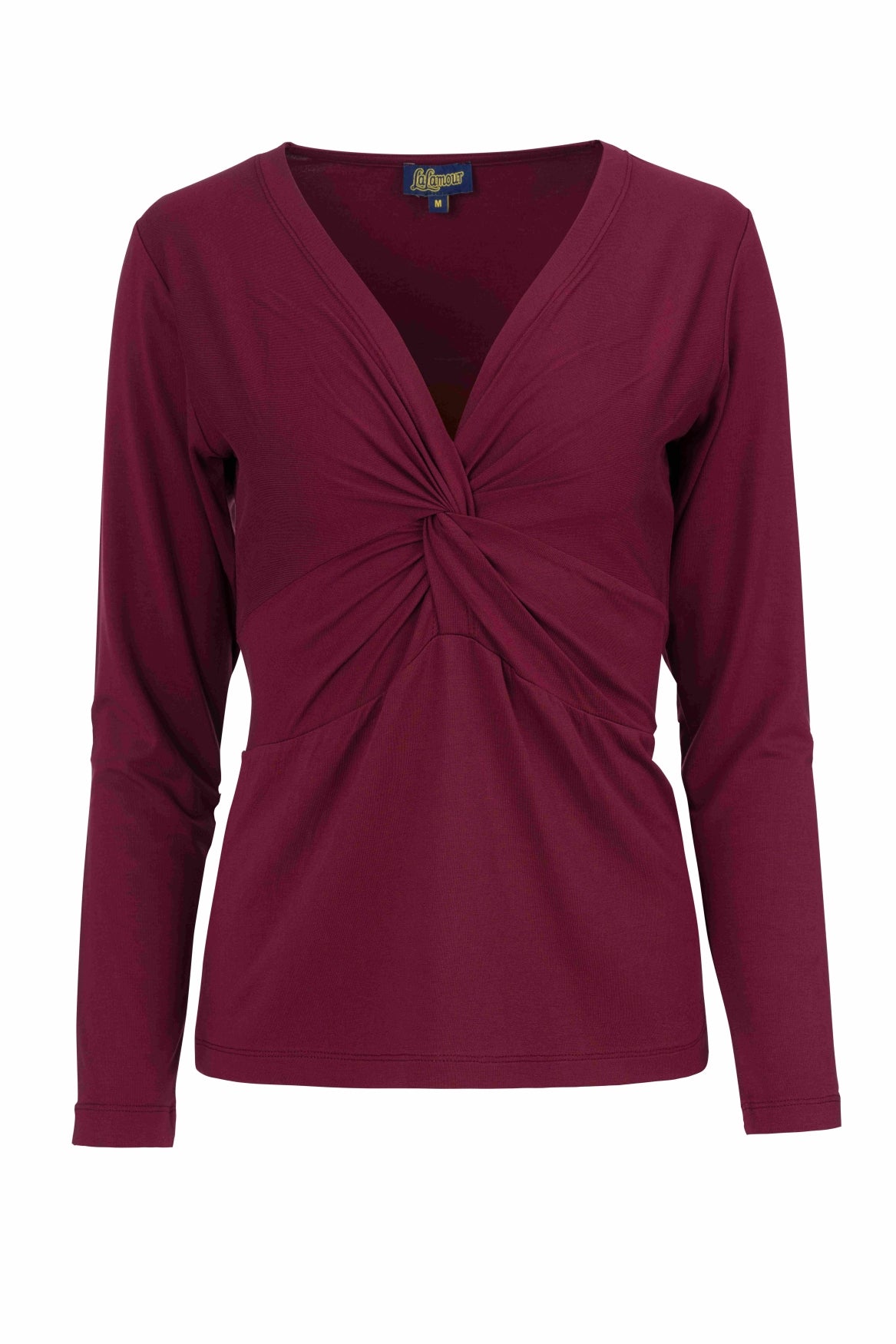 Angela Top | Ecovero Plain Bordeaux