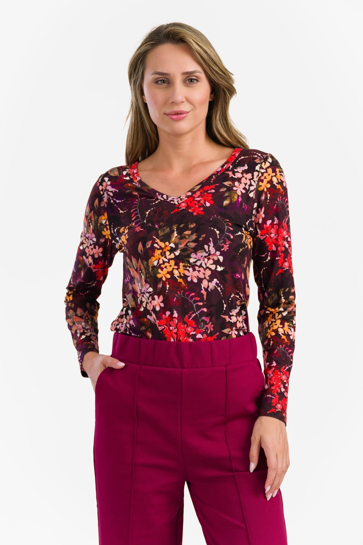 Lynn Top | Autumn Flower