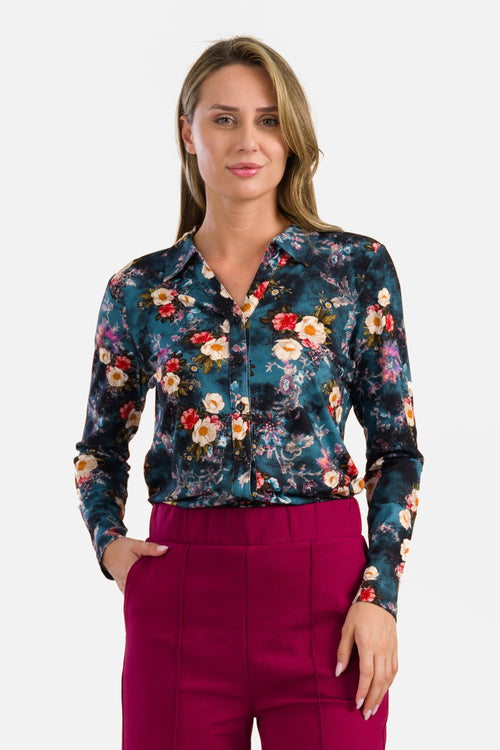 Anna Blouse Long Sleeve | Wild Rose
