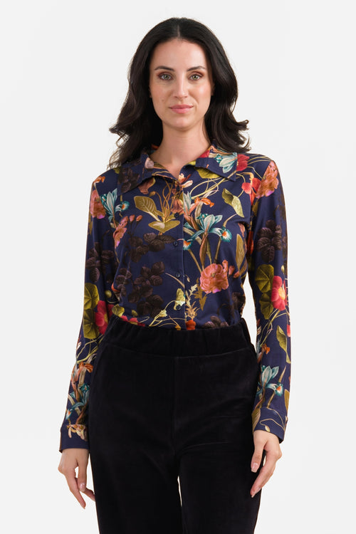 Sara Blouse | Autumn Garden Night
