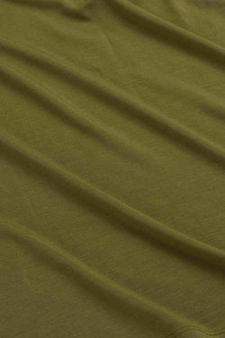 Iris Blouse Long Sleeve | Micro Plain Olive
