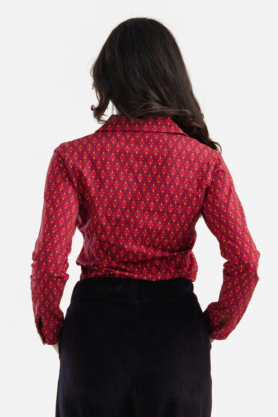 Sara Blouse | Porto Red