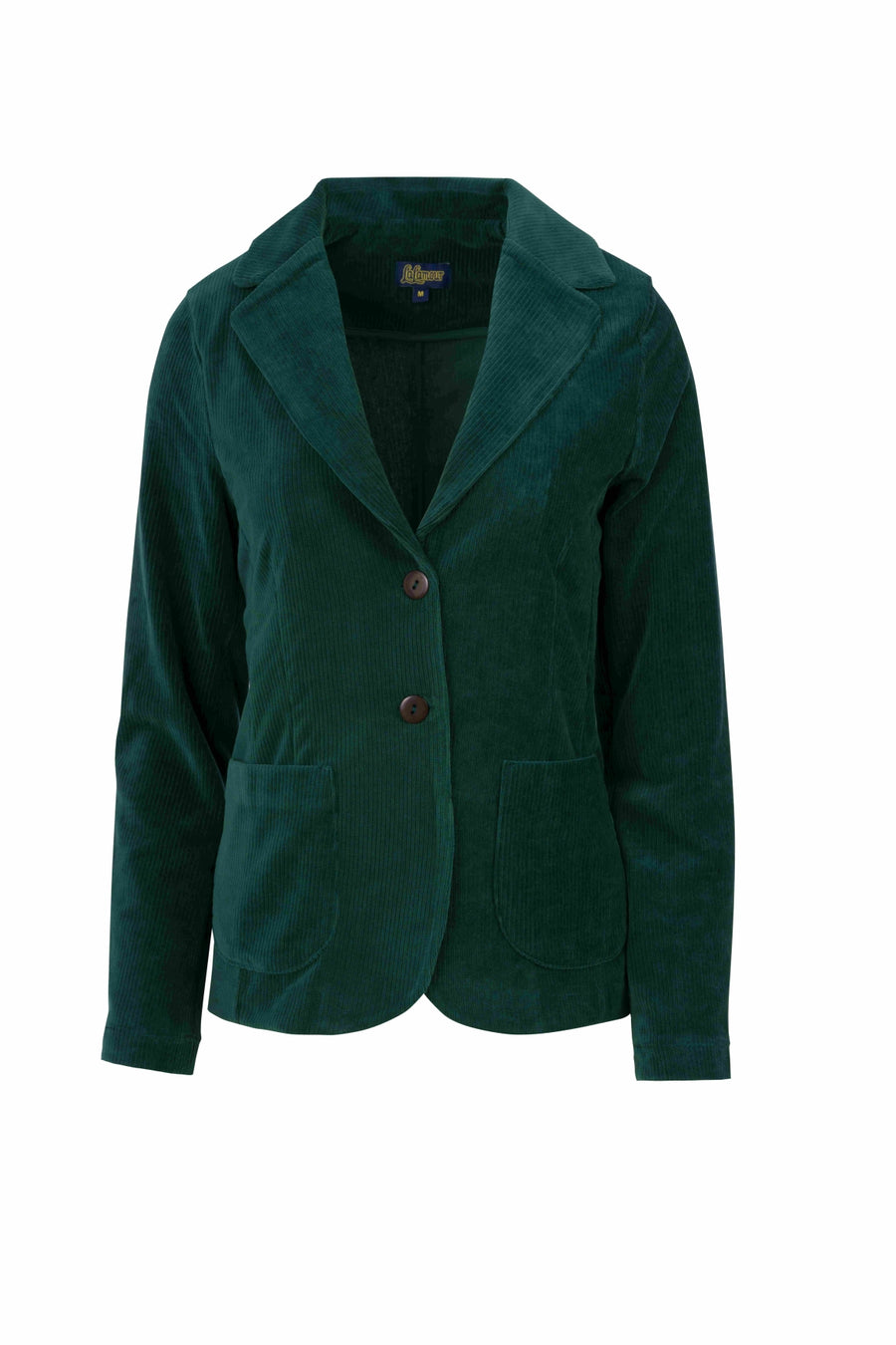 Nova Blazer | Rib Velour Plain Rain Forest