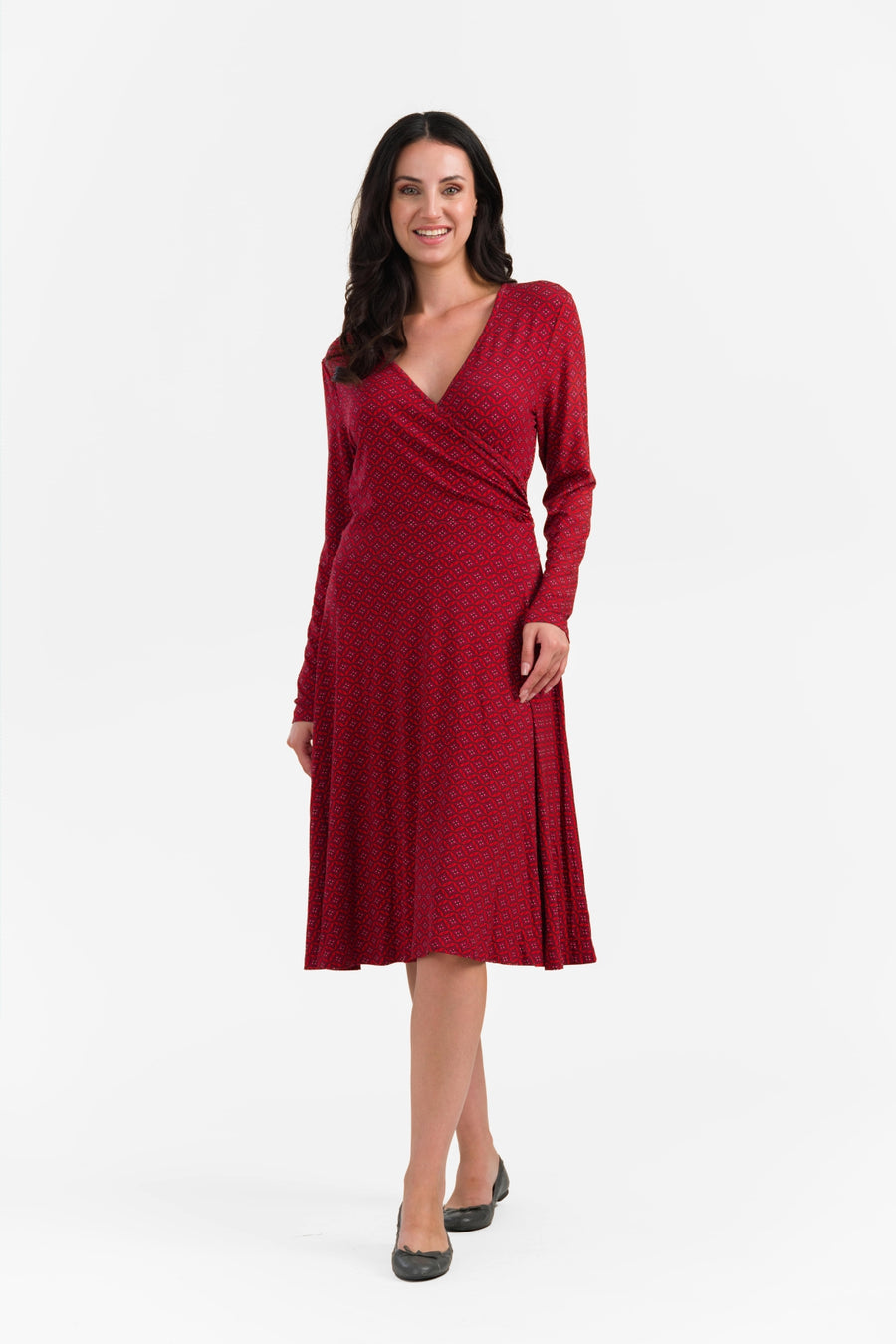 Daisy Dress | Lisbon Red