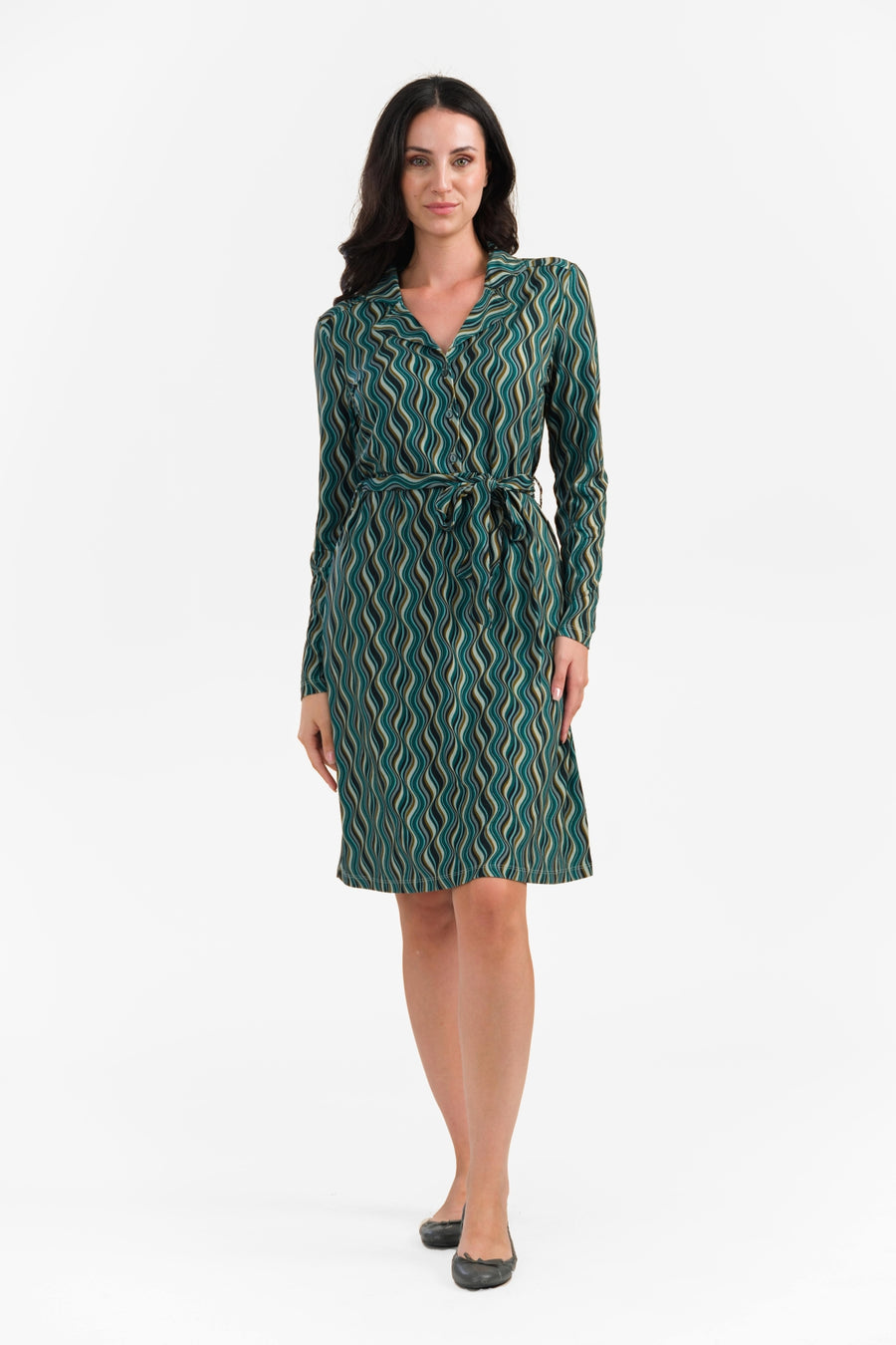 Monique Dress | Glaze Green