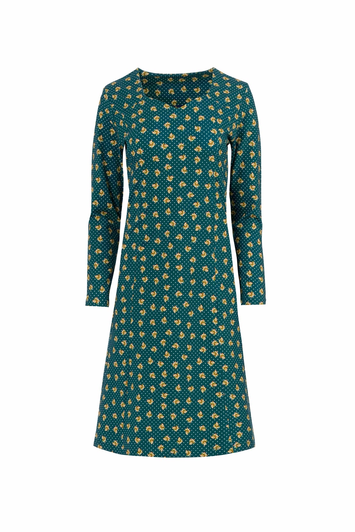 Sandra Dress | Hazel Dot Green