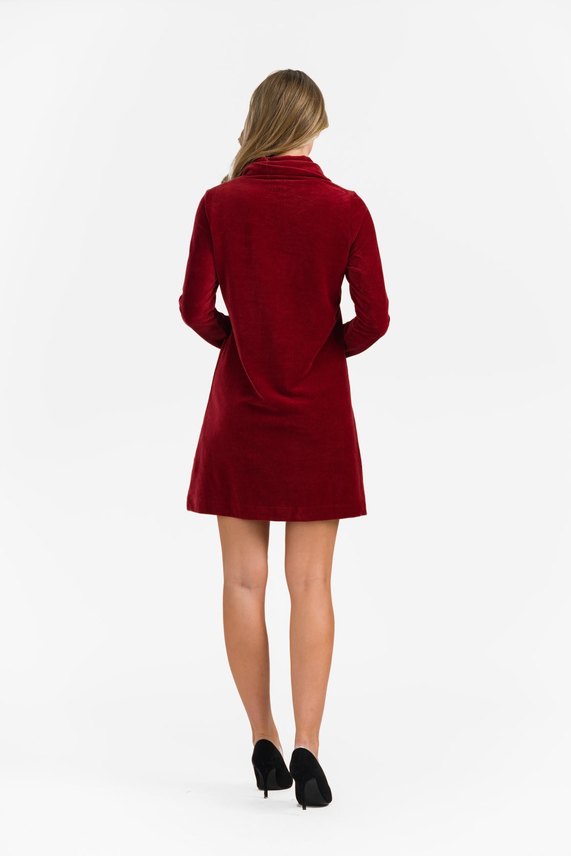 Pleun Tunique | Rib Velour Plain Fried Brick