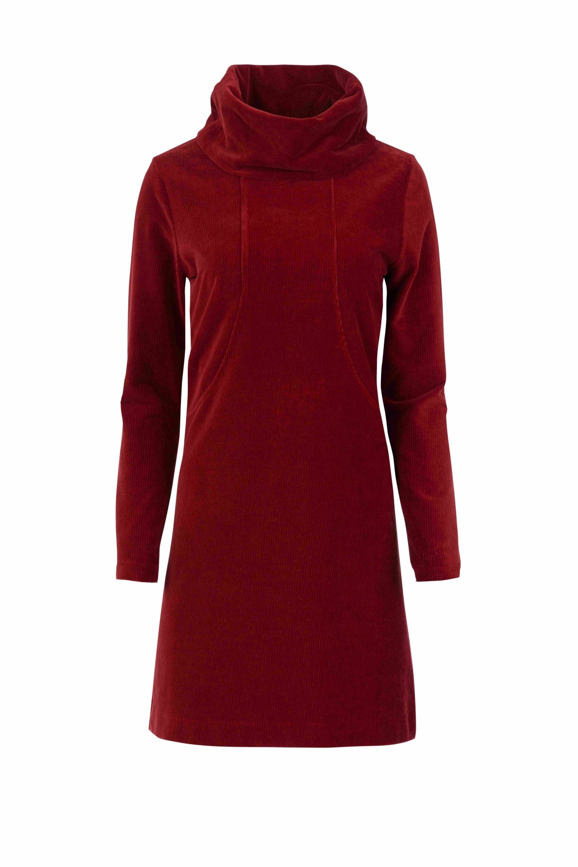 Pleun Tunique | Rib Velour Plain Fried Brick