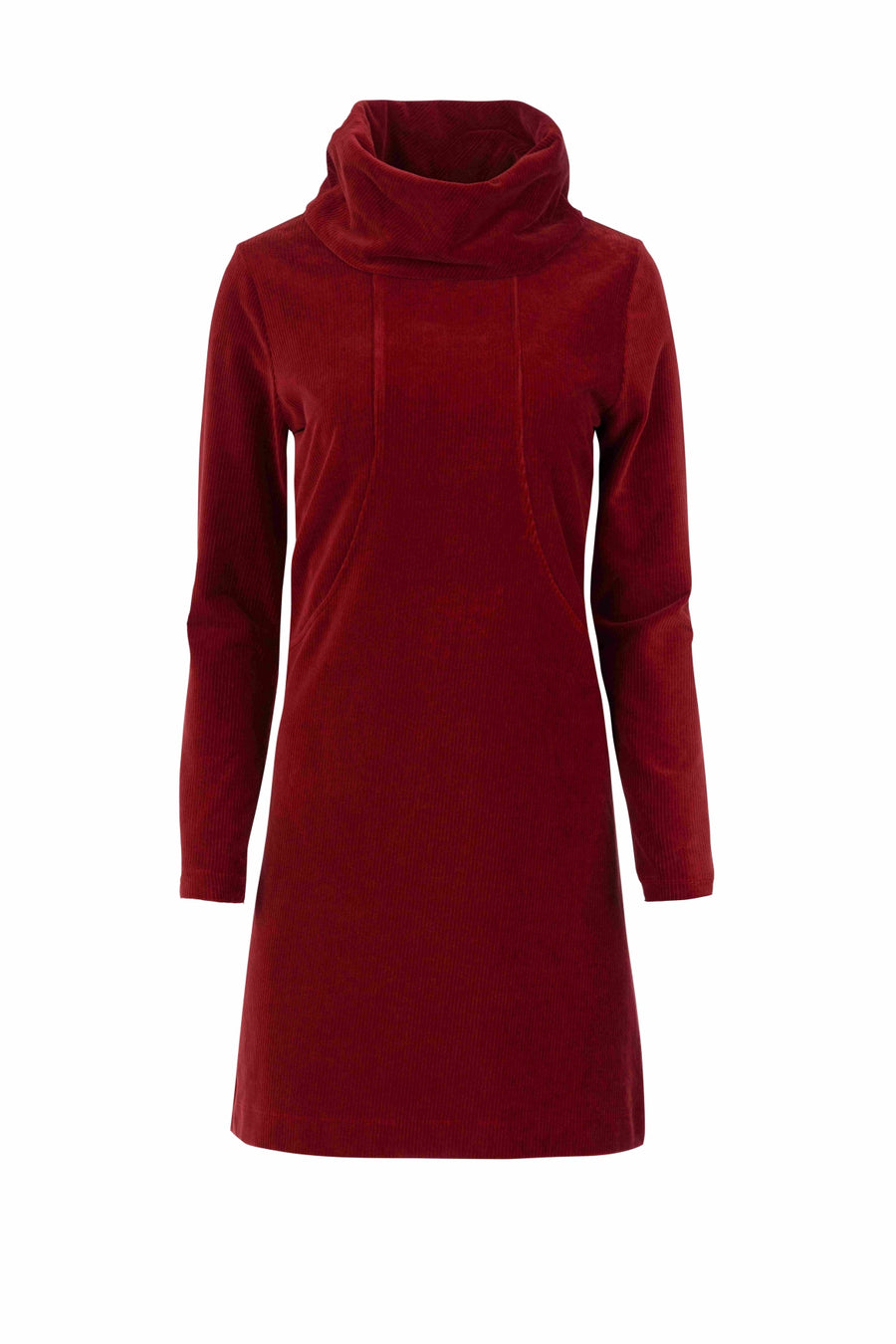 Pleun Tunique | Rib Velour Plain Fried Brick