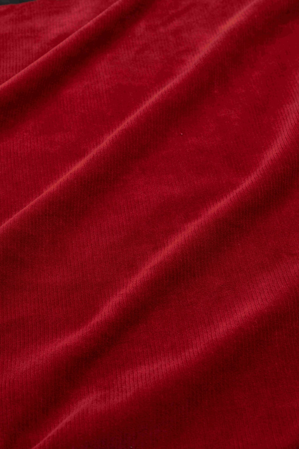 Pleun Tunique | Rib Velour Plain Fried Brick