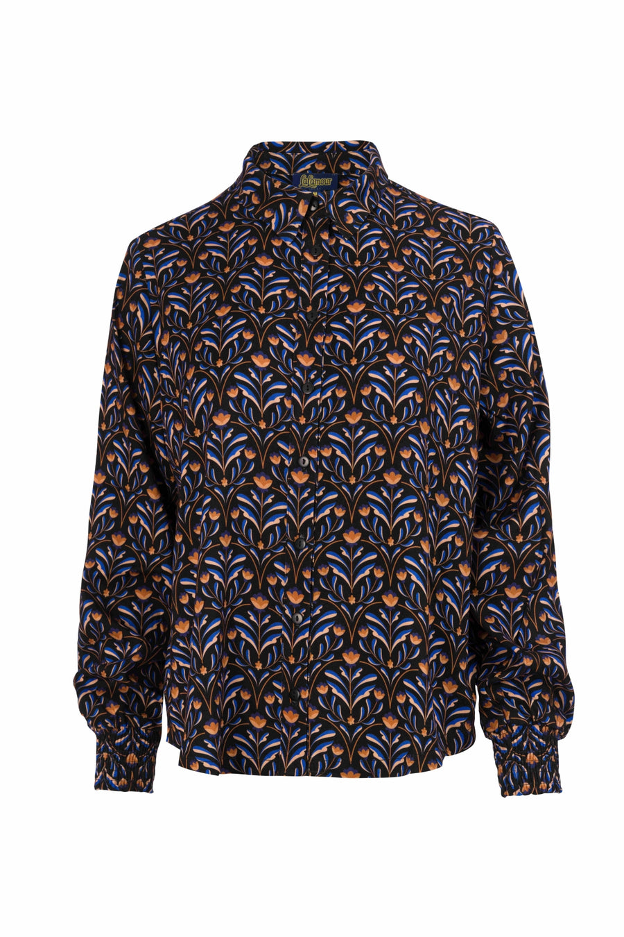 Amy Blouse | Barock Flower Black