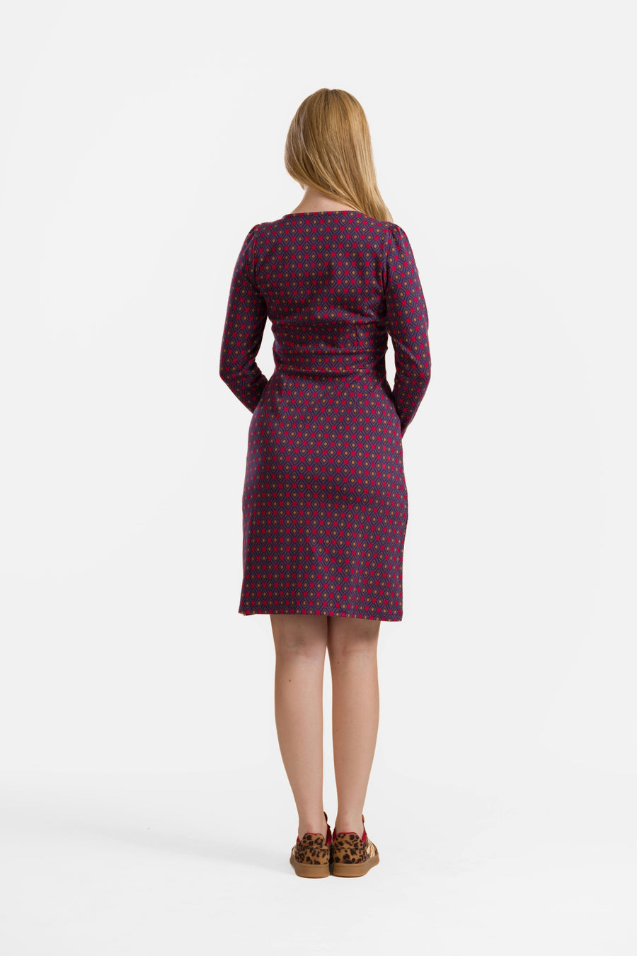 Elise Dress | Jacquard Hearts