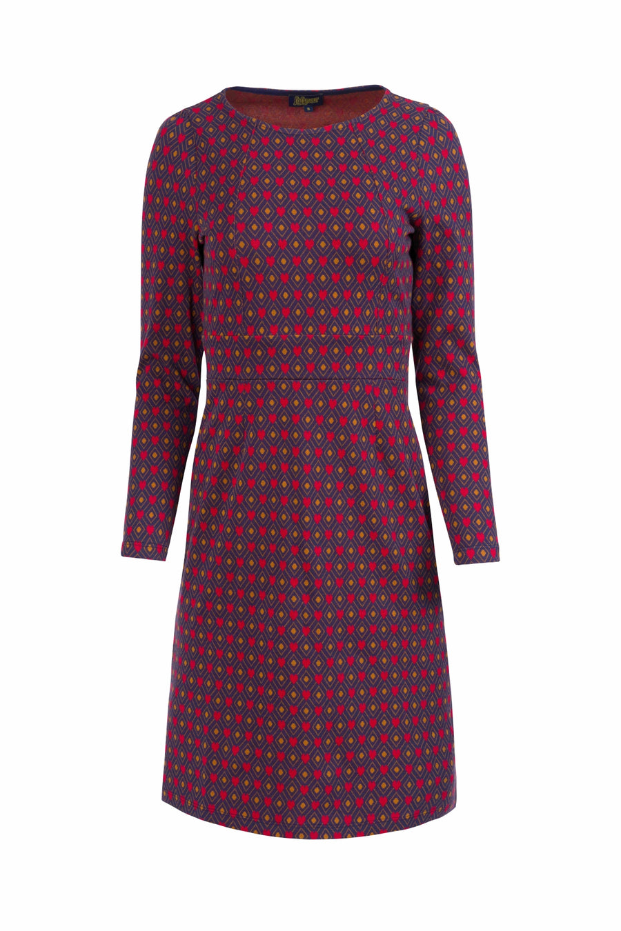 Elise Dress | Jacquard Hearts