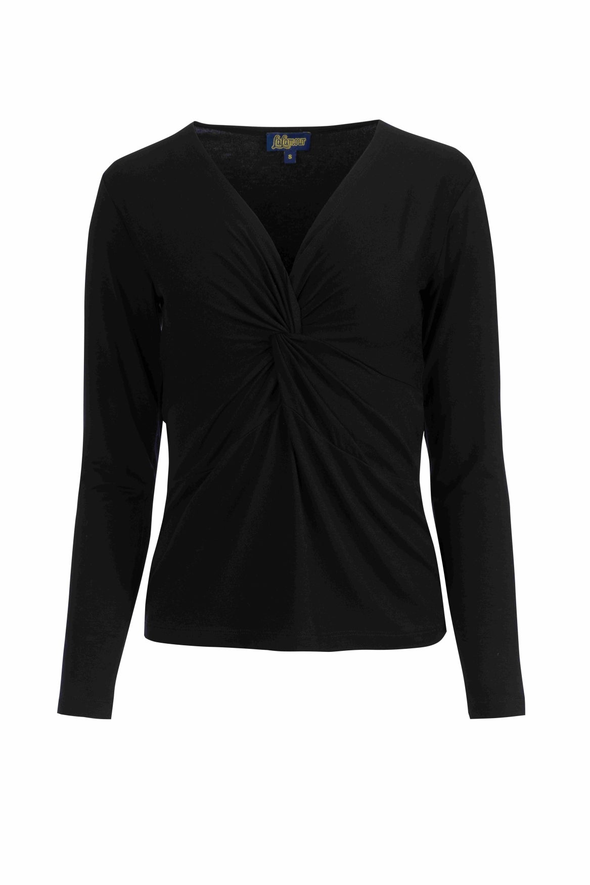 Angela Top | Ecovero Plain Black