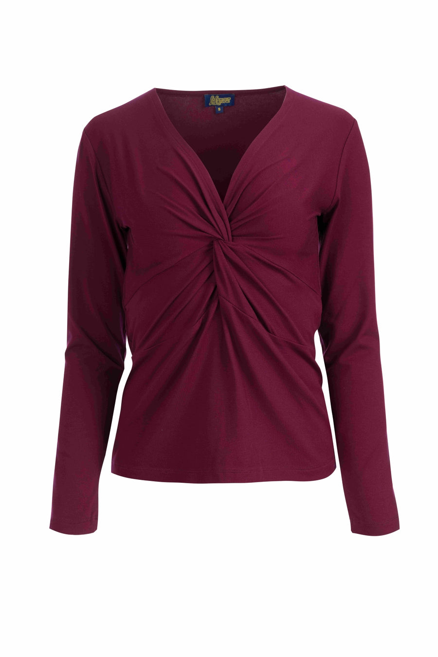 Angela Top | Ecovero Plain Bordeaux