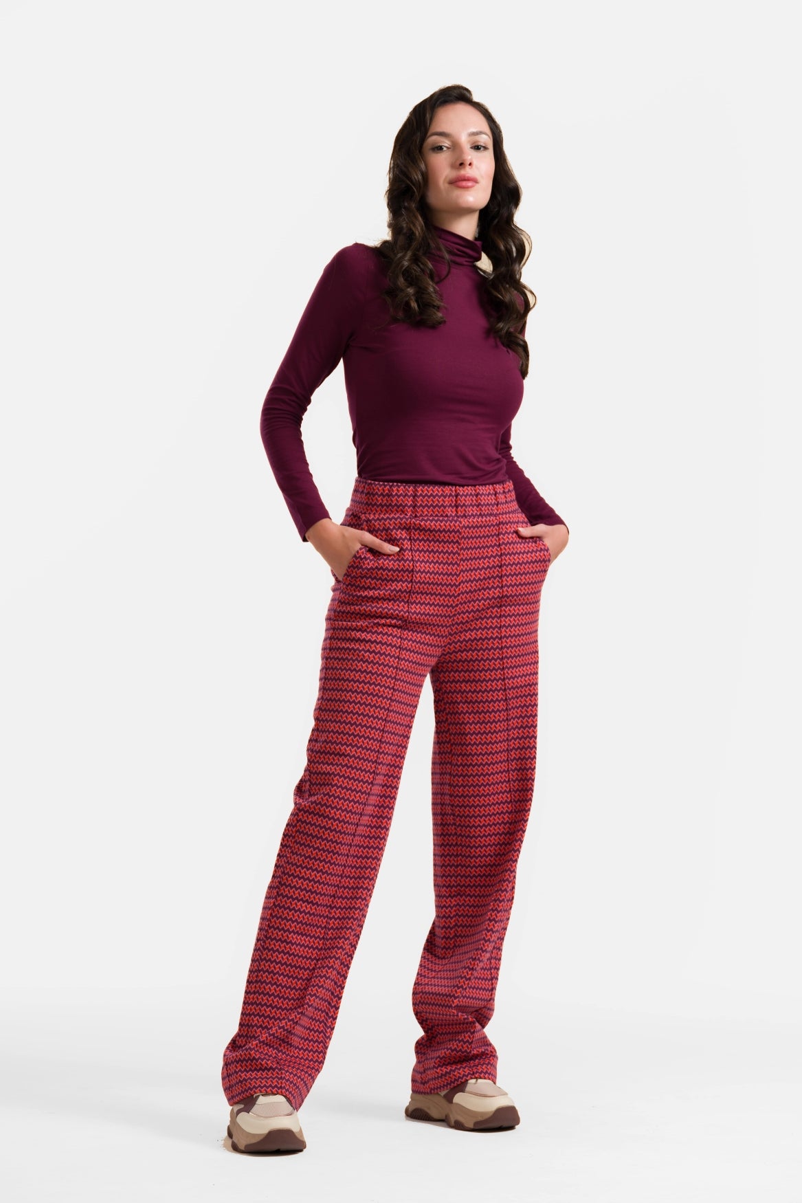 Hailey Trousers | Jacquard
