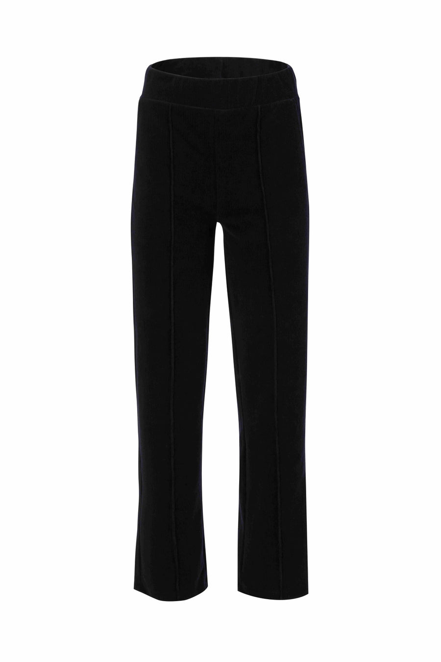 Hailey Trousers | Rib Velour Black