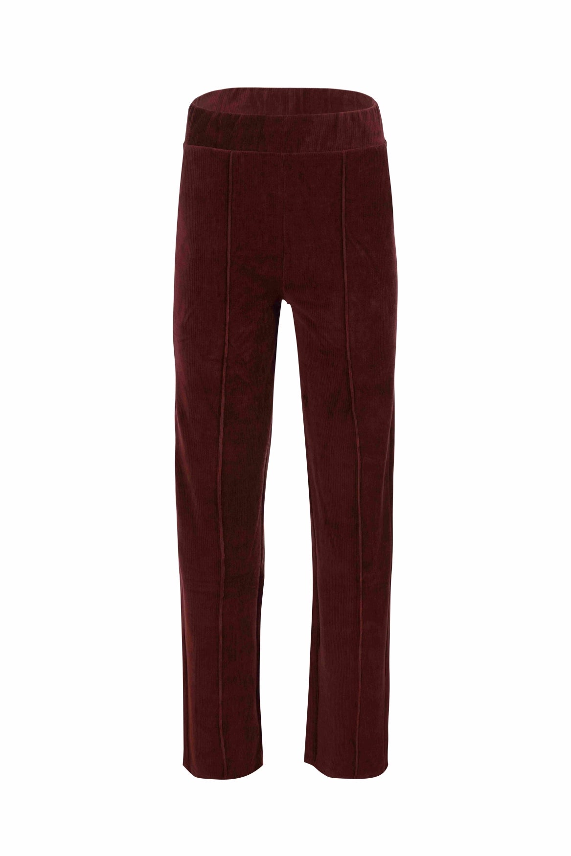 Hailey Trousers | Rib Velour Chocolate