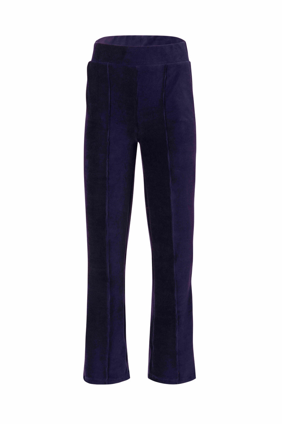 Hailey Trousers | Rib Velour Navy