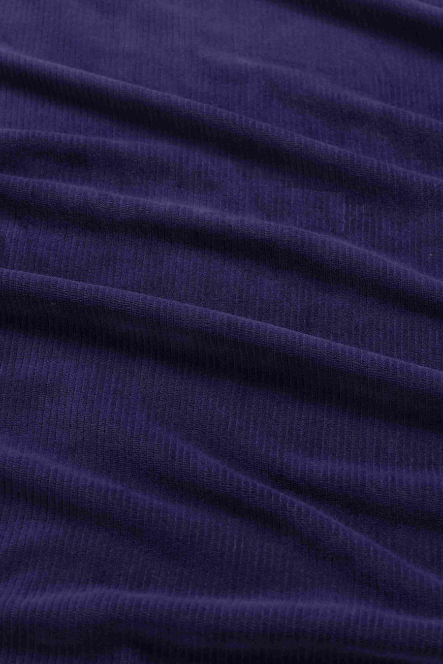 Hailey Trousers | Rib Velour Navy