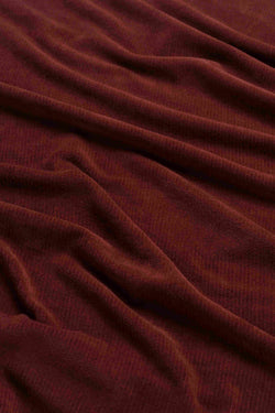 Holly Skirt | Rib Velour Chocolate