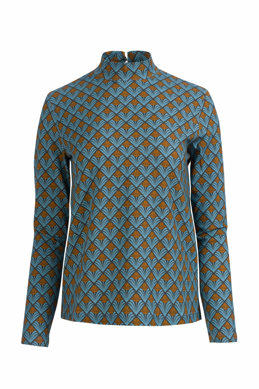 Kim Top | Jungle Green Flower