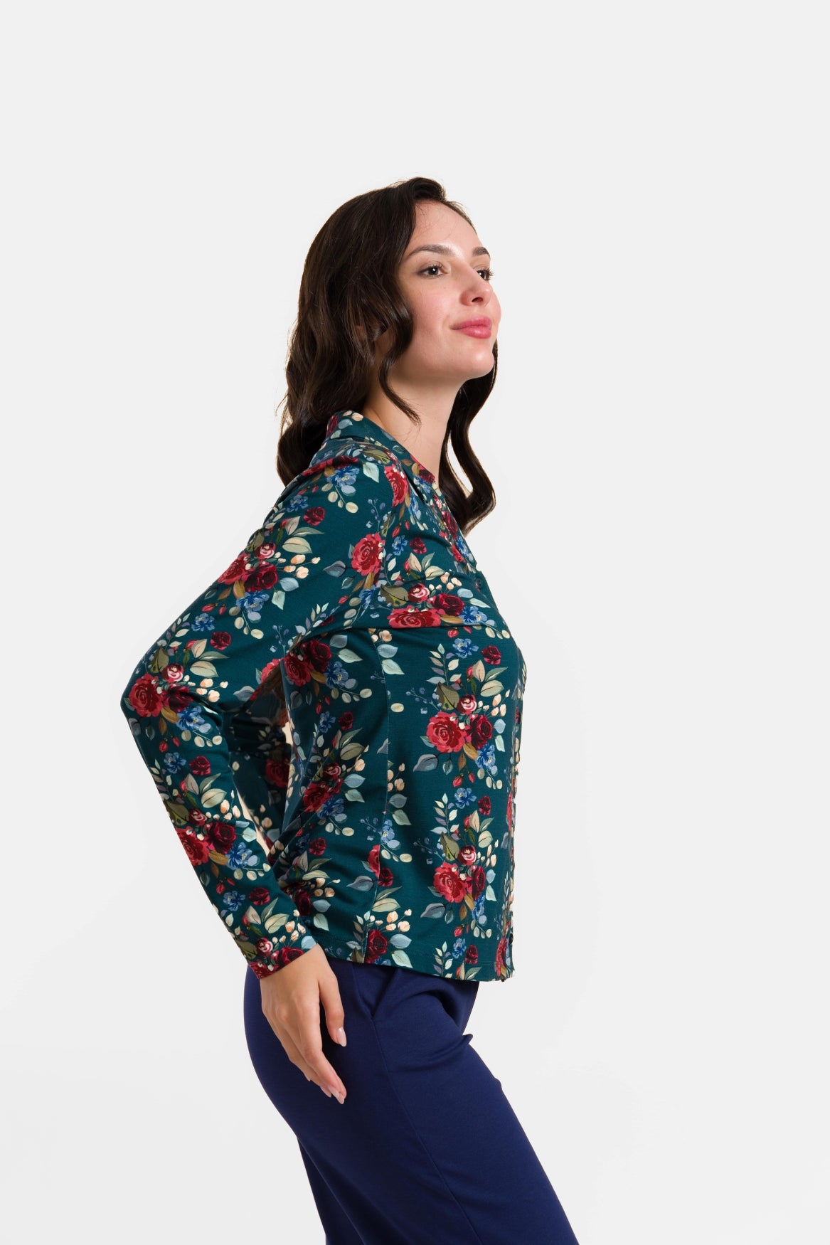 Anna Blouse Long Sleeve | Autumn Bouquet