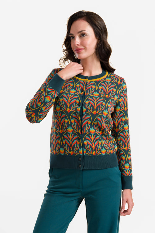 Knitwear Cardigan | Barock Flower