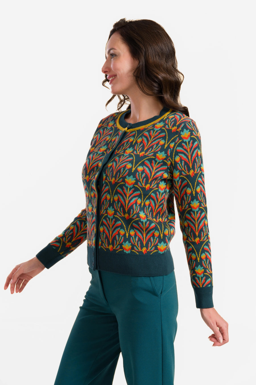 Knitwear Cardigan | Barock Flower