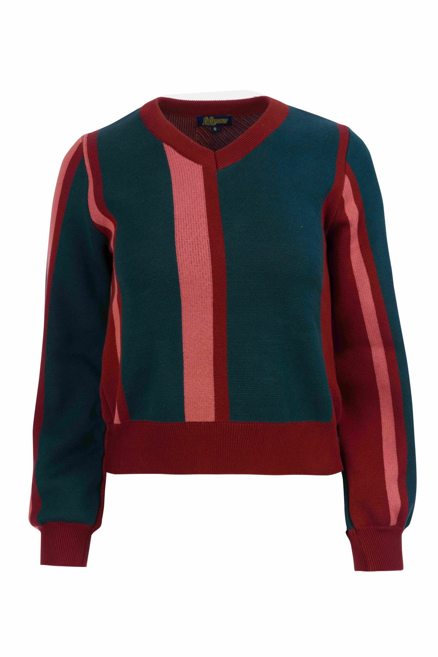 Knitwear Sweater | Bordeaux Stripes