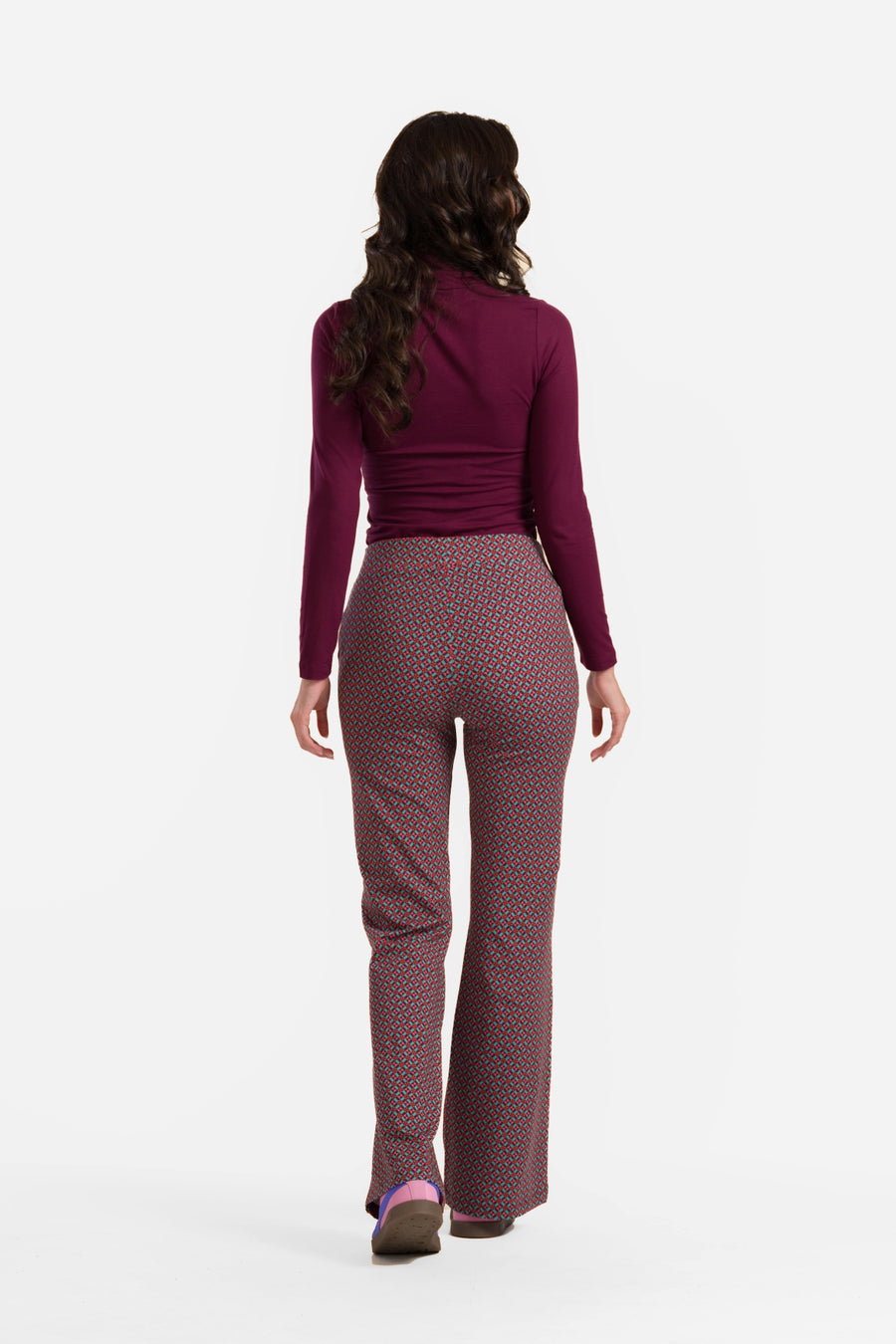 Lieke Flared Pants | Graphic Mill