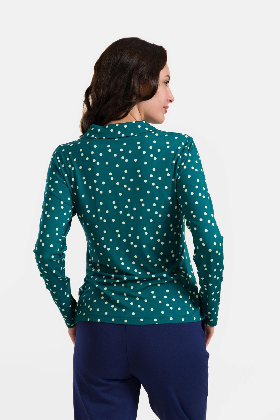 Anna Blouse Long Sleeve | Dots